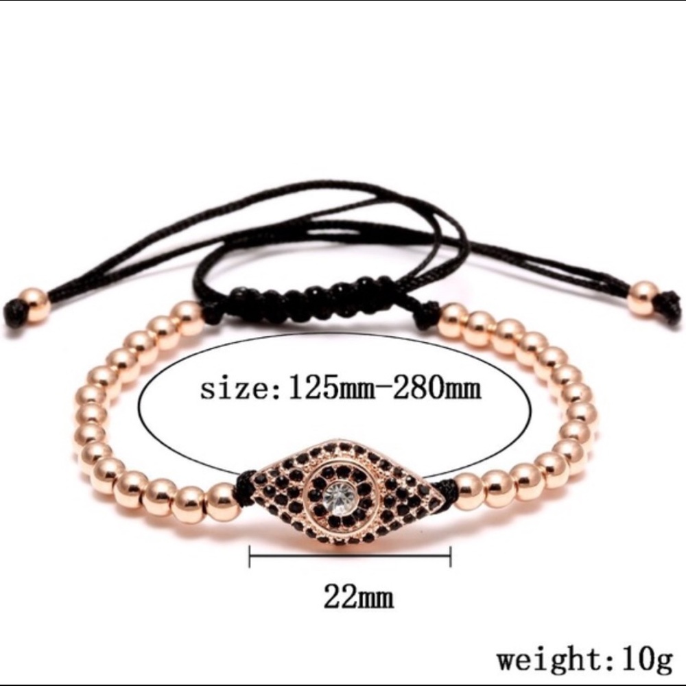 Silver evil eye bracelet.Last 1 - Picture 6 of 10